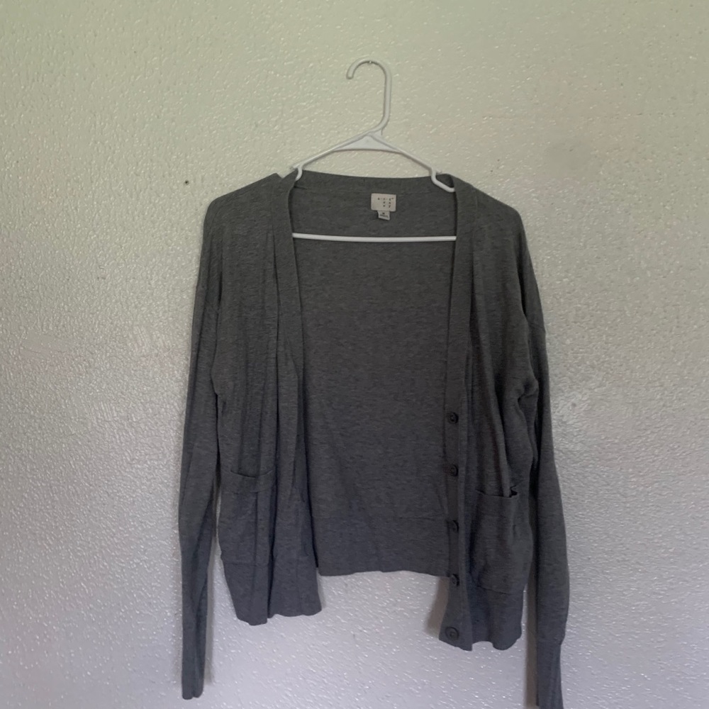 Grey cardigan from Target
